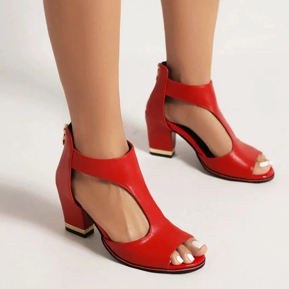 Damen Absatzsandalen Modisch Komfortabel 7