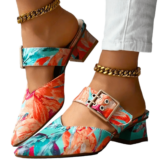 Damen Absatzschuhe Komfort Leder Stilvoll 0