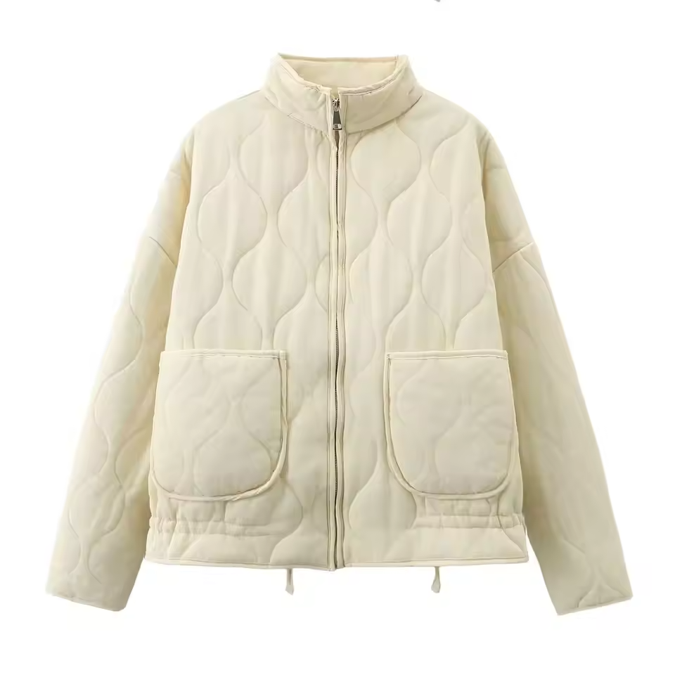 Damen Alltag Jacke mit Taschen-Details 0