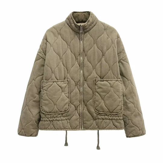 Damen Alltag Jacke mit Taschen-Details 2