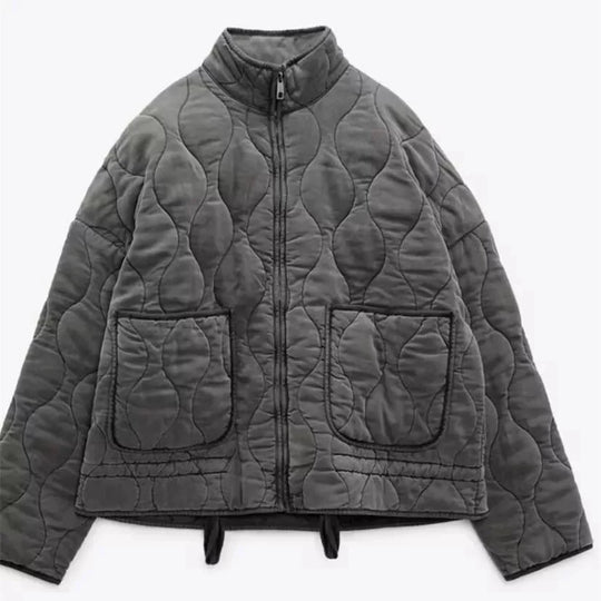 Damen Alltag Jacke mit Taschen-Details 5
