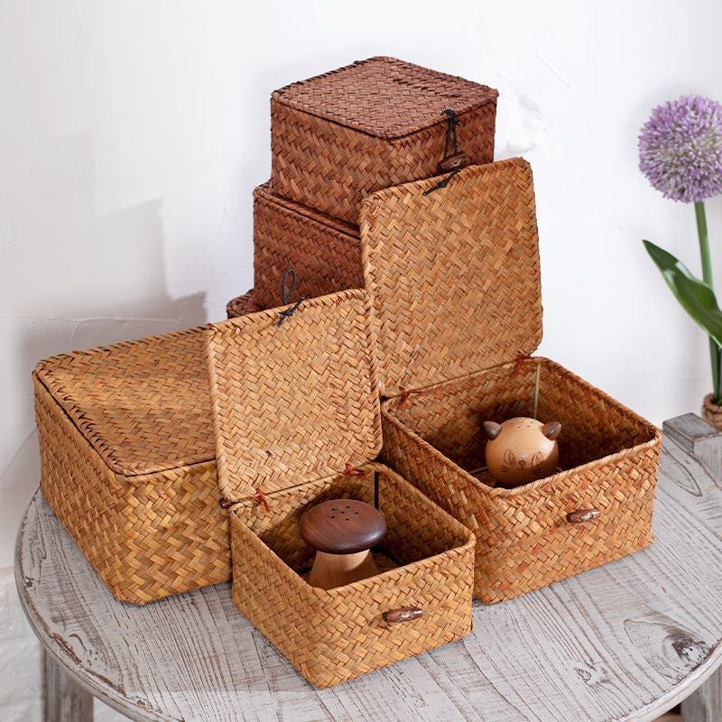 Damen Aufbewahrungsbox Naturmaterialien Stilvoll 4