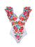 Damen Badeanzug mit Rock und Blumenmuster 11