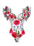 Damen Badeanzug mit Rock und Blumenmuster 6