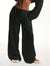 Damen Baggy-Hose Hohe Taille Baumwoll-Leinen-Stoffhose 5