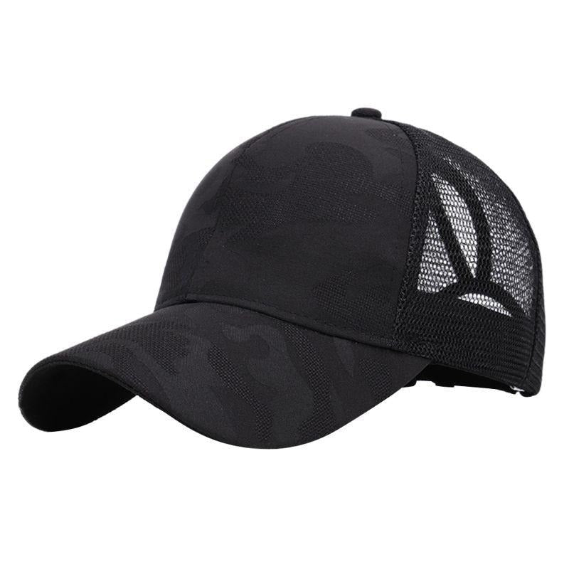 Damen Baseballcap mit Zopfloch und Klettverschluss 13