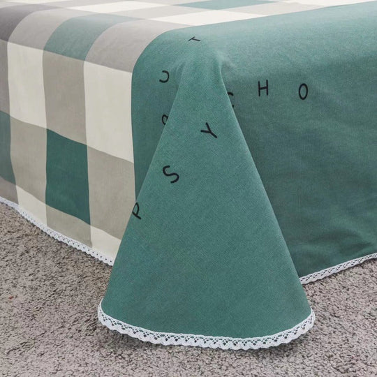 Damen Bettwäsche-Set Modernes Karomuster 3