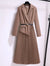 Damen Blazer Kleid mit Falten und Gürtel 3