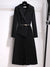 Damen Blazer Kleid mit Falten und Gürtel 4