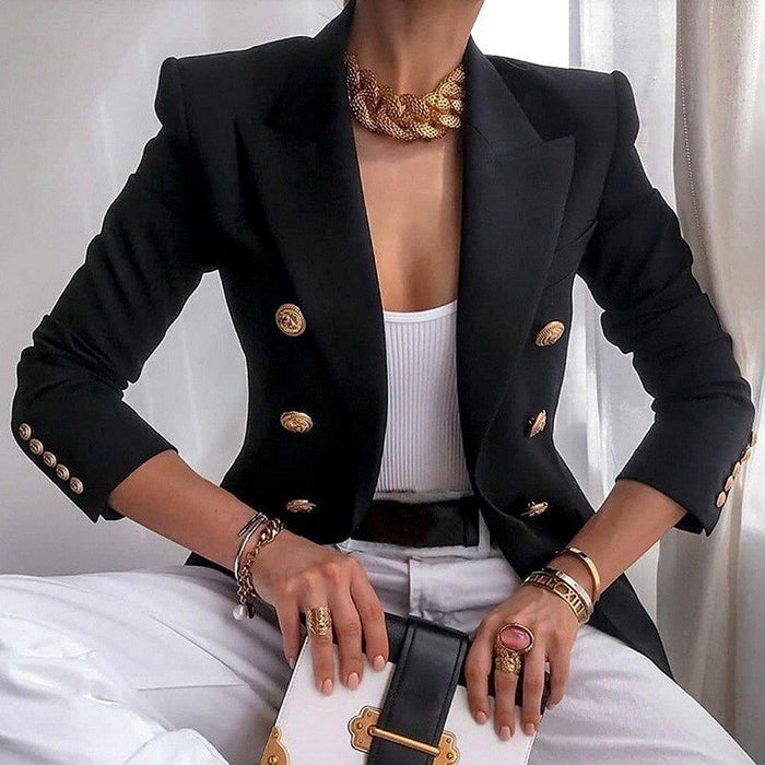 Damen Blazer Maßgeschneidert Vielseitig 8