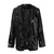 Damen Blazer Pailletten Glamour für Festliche Anlässe 3