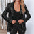 Damen Blazer Pailletten Glamour für Festliche Anlässe 4