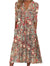 Damen Blumenkleid Modernes Design Leichter Stoff 0