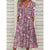 Damen Blumenkleid Modernes Design Leichter Stoff 3