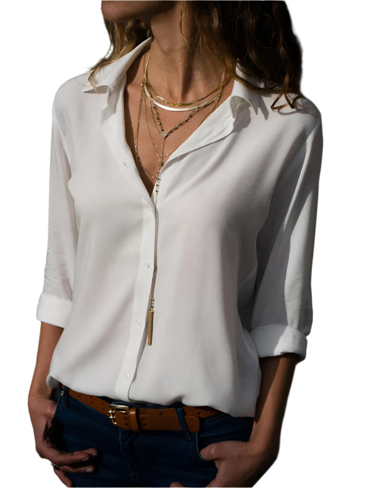 Damen Bluse Elegantes Design Vielseitig 0