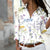 Damen Bluse Lässig mit Muster und Entspanntem Schnitt 1