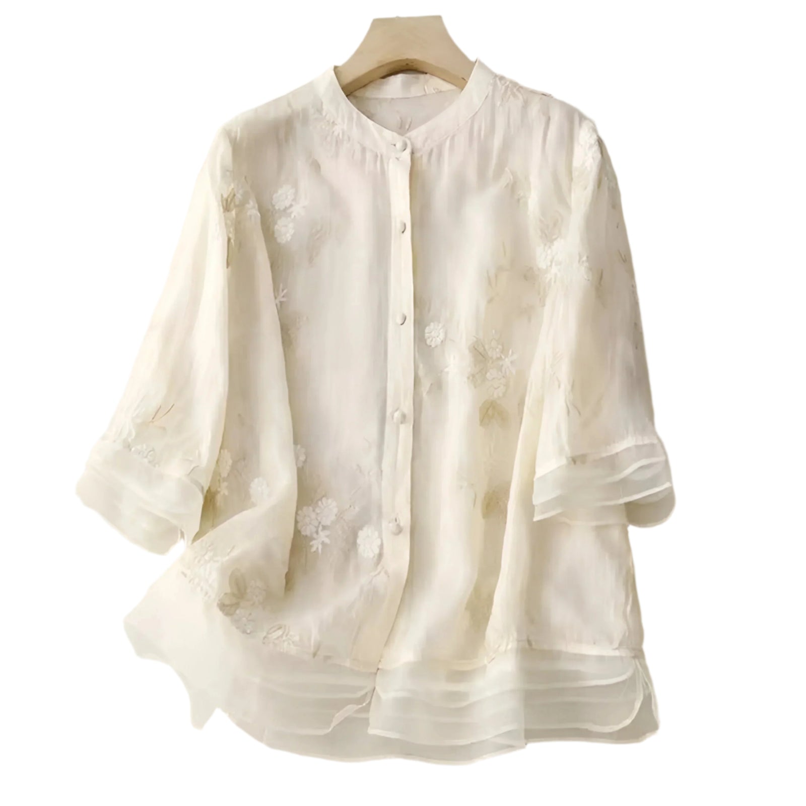 Damen Bluse Leicht Baumwolle Elegante 0