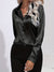 Damen Bluse Satin Chic Herbststil 5