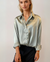 Damen Bluse Satin Elegante Passform 2