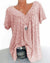 Damen Bluse V-Ausschnitt Kurzarm Leicht 6