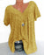 Damen Bluse V-Ausschnitt Kurzarm Leicht 7