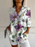 Damen Bluse mit Blumenmuster und lässigem Schnitt 6