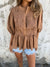 Damen Bluse mit Falten und entspannter Passform 2
