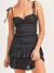 Damen Cami und Rock Set mit Herz-Ausschnitt 6
