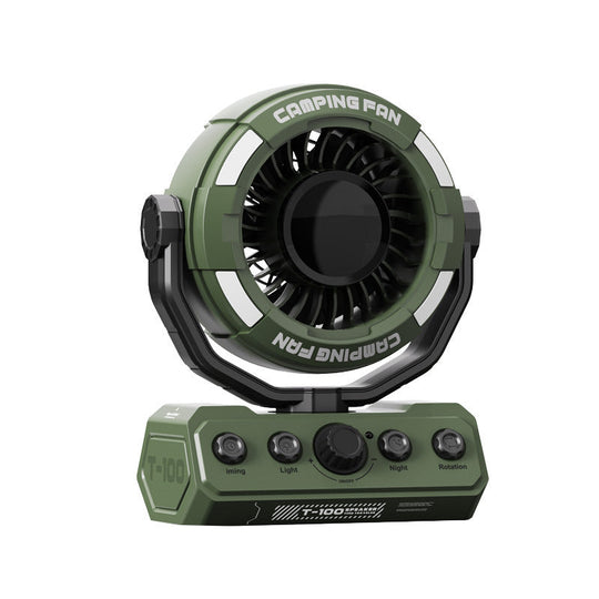 Damen Camping Ventilator Tragbar Kompakt Mit Mehreren Geschwindigkeitsstufen 0