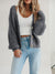 Damen Cardigan mit Knopfleiste und langen Ärmeln aus Polyester 7