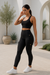 Damen Cargo Hose Hohe Taille Slim Fit Hochwertiger Stoff 2