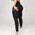 Damen Cargo Hose Hohe Taille Slim Fit Hochwertiger Stoff 8