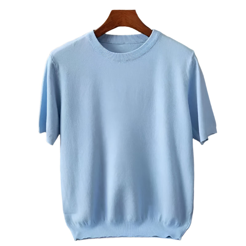 Damen Cashmere T-Shirt Elegantes Design 0