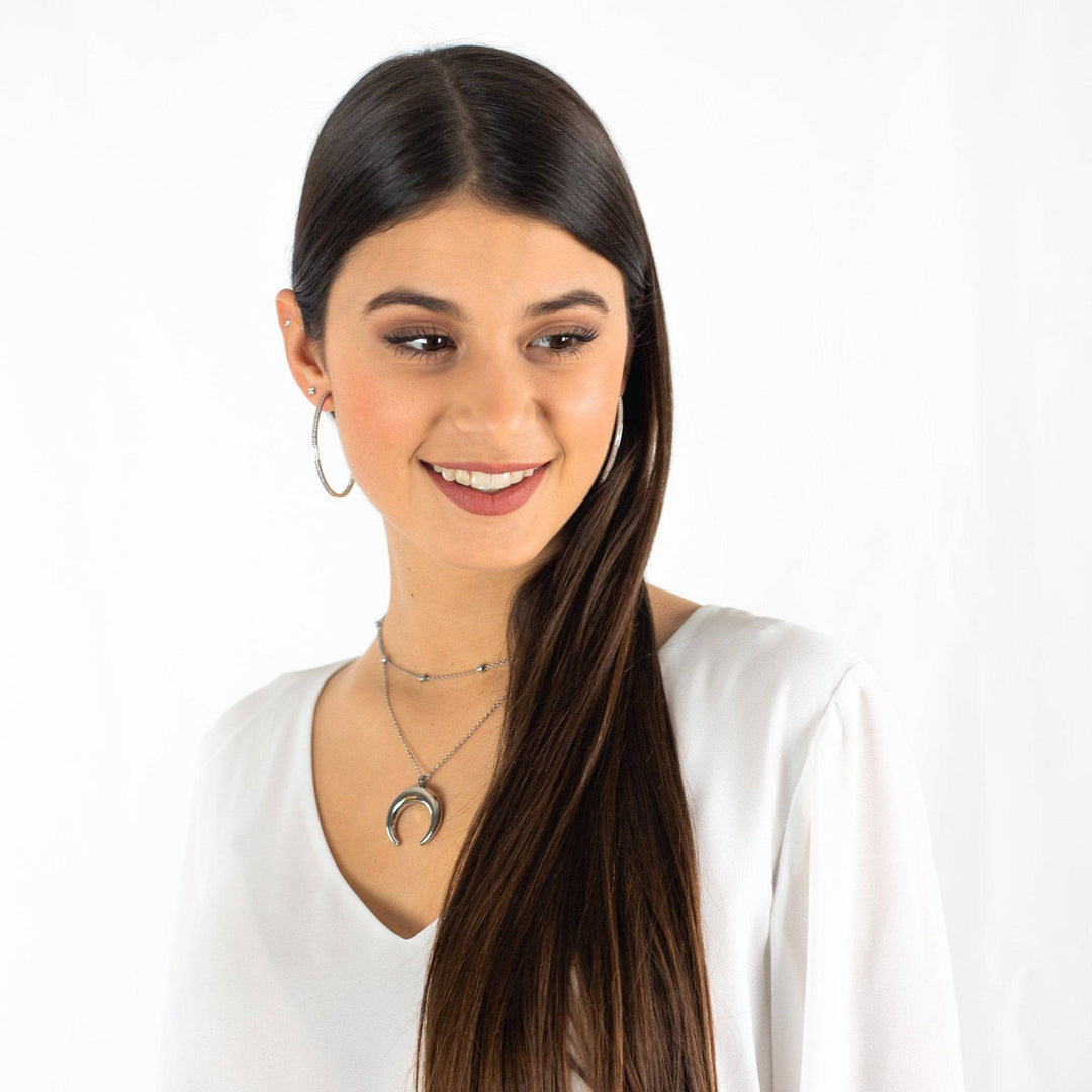 Damen Creolen im minimalistischen Stil 1