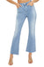 Damen Crop Flare Hose mit hohem Bund aus leichtem Denim 0