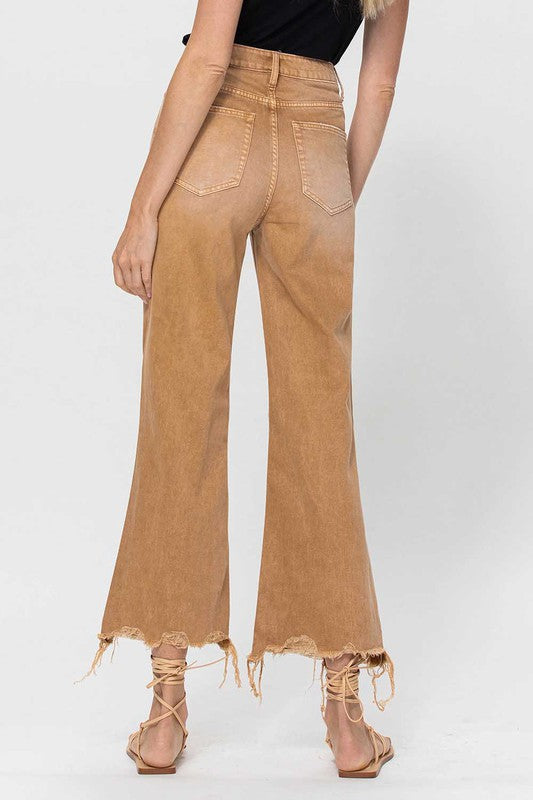 Damen Crop Flare Jeans Vintage 90er Jahre 4