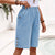 Damen Cropped Pants Gerade Geschnittene Stoffhose für Freizeit und Alltag 4