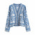 Damen Denim Bluse Boho Stil 0