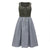 Damen Dirndlkleid Lang Mit Schürze Traditionelles Design Für Oktoberfest 3