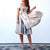 Damen Dirndlkleid Trachtenkleid Apricot mit Schürze 1