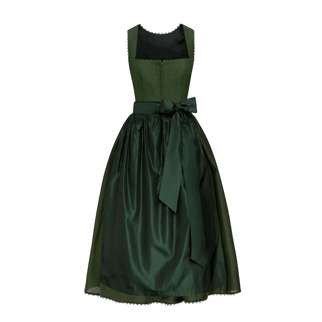 Damen Dirndlkleid Traditionelles Ärmelloses Design Günstige Baumwolle 1