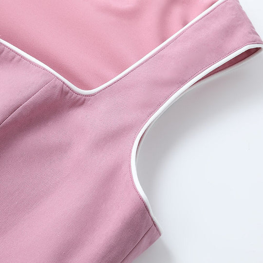 Damen Dirndlkleid mit Schürze im klassischen bayerischen Stil 7