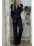 Damen Festliche Hose mit Pailletten und Modernem Schnitt 3
