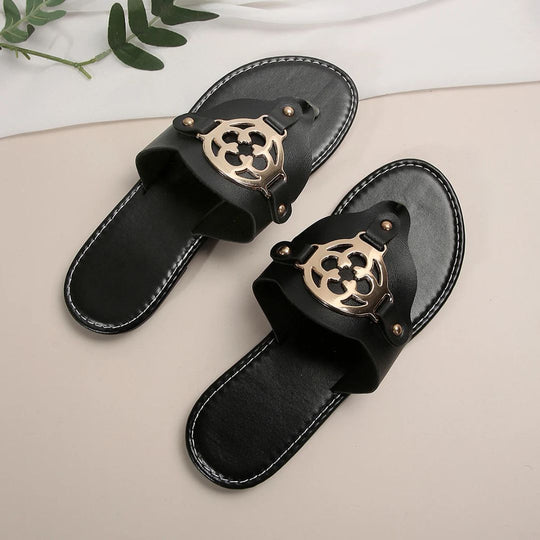 Damen Flache Sandalen Bequeme Design 1