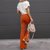 Damen Flared Hose Hohe Taille Bio-Corduroy 7