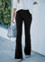 Damen Flared Hose Hohe Taille Stoffhose für Trendigen Look 4