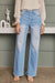 Damen Flared Jeans im 90er Stil mit hohem Bund aus leichtem Denim 2