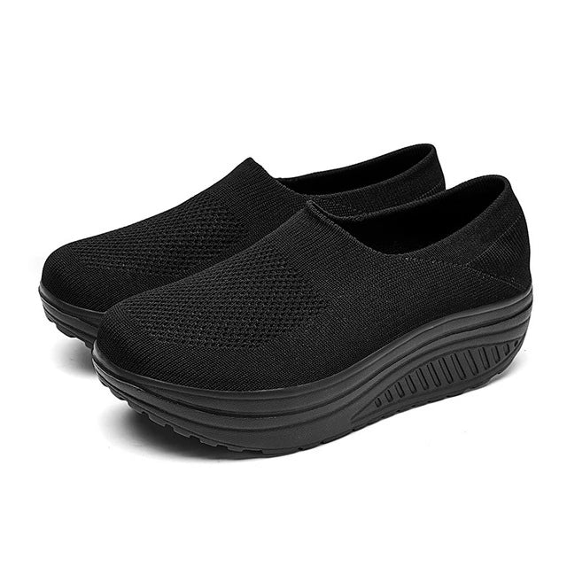 Damen Flip Flop Sneakers mit Orthopädischem Fußbett 1