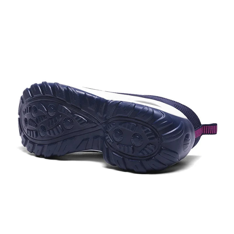 Damen Freizeit Schuhe mit Luftpolster und Dicke Sohle 4