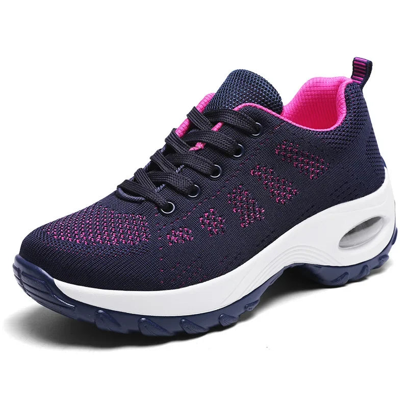 Damen Freizeit Schuhe mit Luftpolster und Dicke Sohle 6
